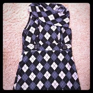 Plaid coach tour dress